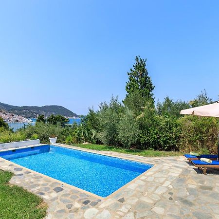 Villa Rodia With Swimming Pool On Skopelos Island Luaran gambar