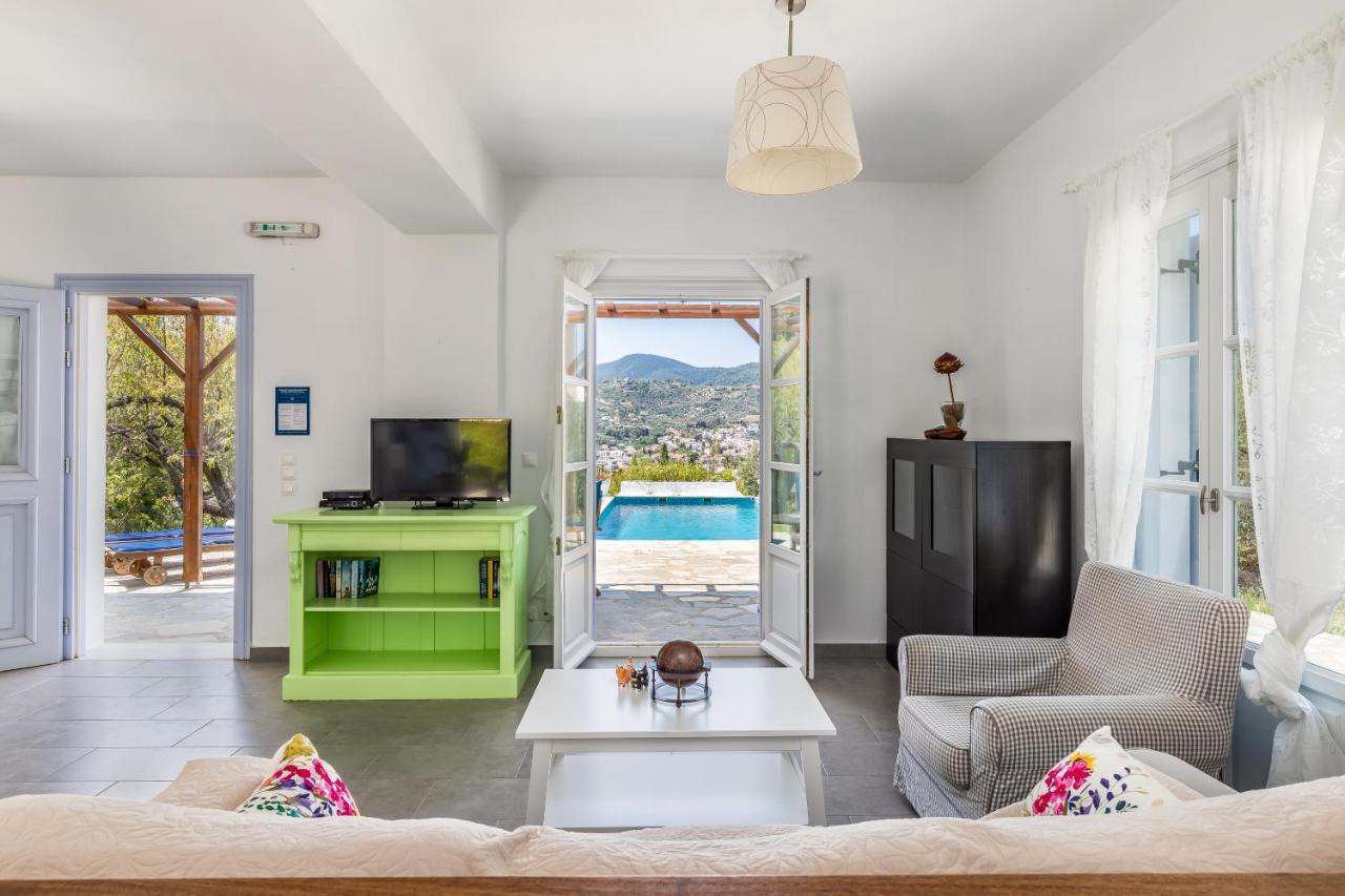 Villa Rodia With Swimming Pool On Skopelos Island Luaran gambar