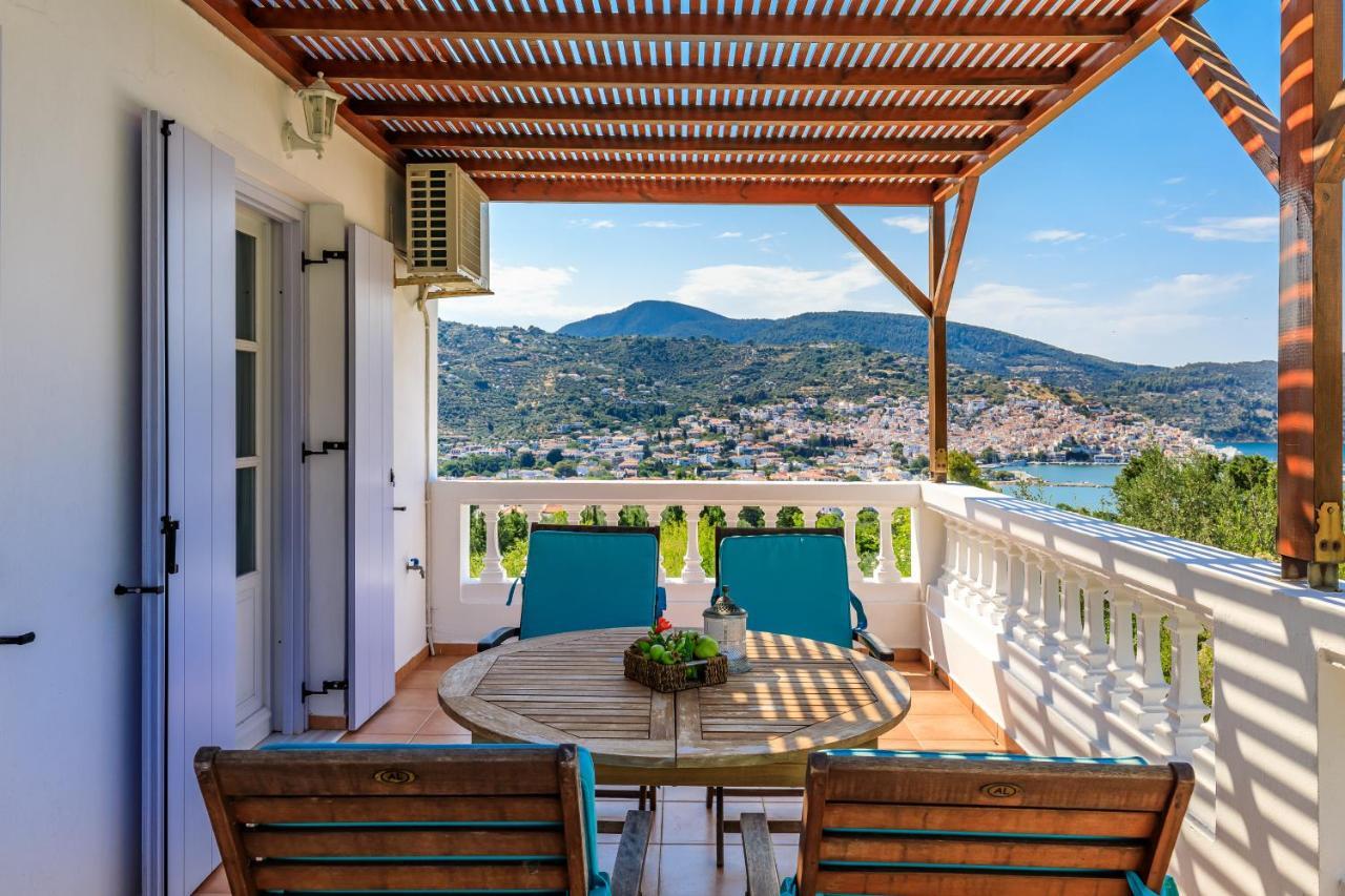 Villa Rodia With Swimming Pool On Skopelos Island Luaran gambar