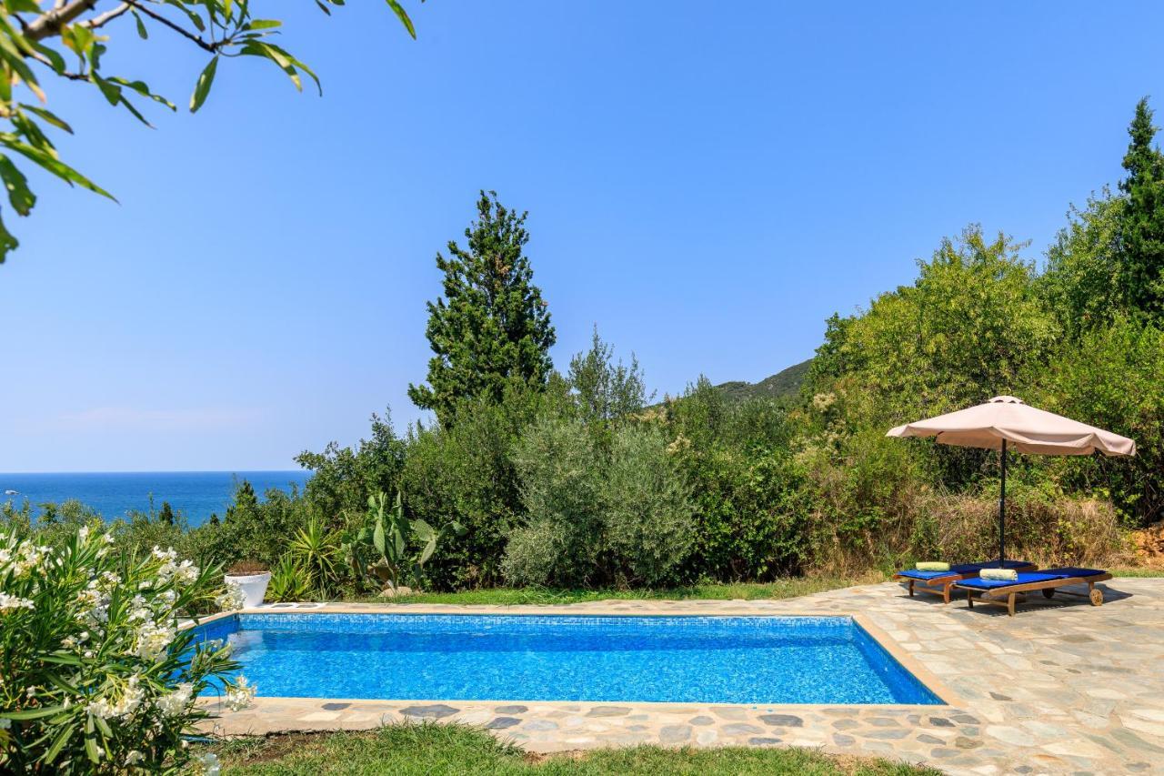Villa Rodia With Swimming Pool On Skopelos Island Luaran gambar