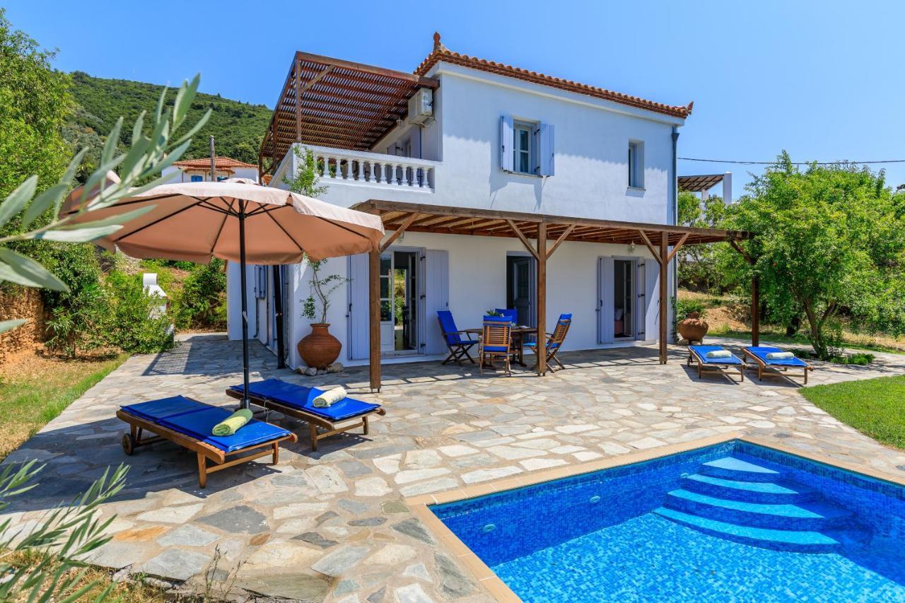 Villa Rodia With Swimming Pool On Skopelos Island Luaran gambar