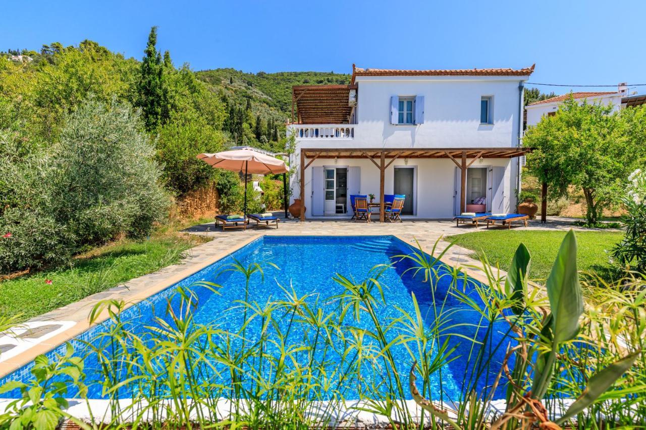 Villa Rodia With Swimming Pool On Skopelos Island Luaran gambar