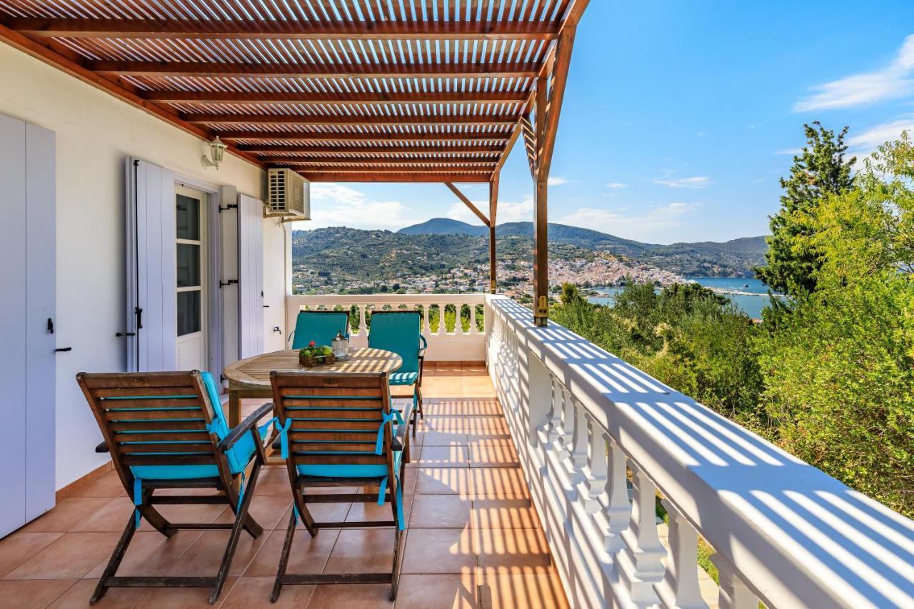 Villa Rodia With Swimming Pool On Skopelos Island Luaran gambar